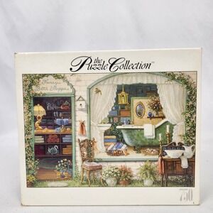 New Sealed RoseArt The Puzzle Collection "Fancy Bath Shoppe" 750 Pc Puzzle 2002